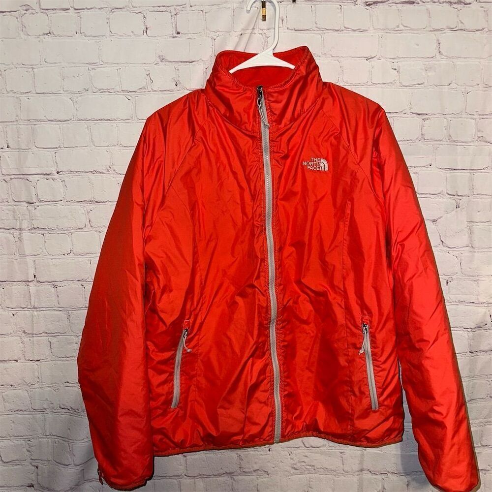The North Face Women's XL Red Puffer Jacket Quilted Insulated Casual - Picture 1 of 7